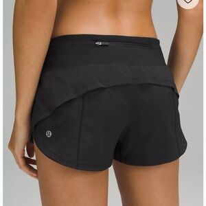 Lululemon Speed Up Lined Short 2.5” Black